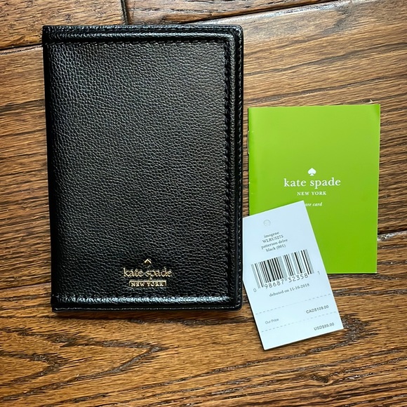 kate spade Handbags - Kate Spade Passport Holder Black